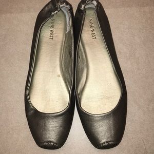Dark silver flats